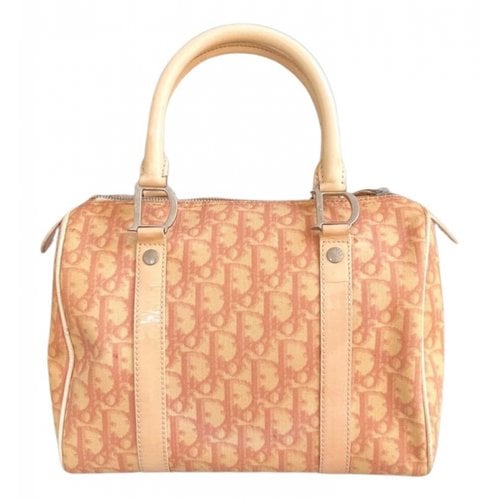 Pre-owned Dior Cloth Handbag In Pink