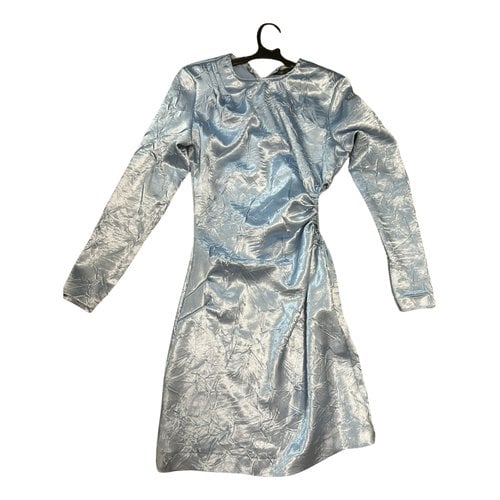 Pre-owned Maje Spring Summer 2021 Mini Dress In Metallic