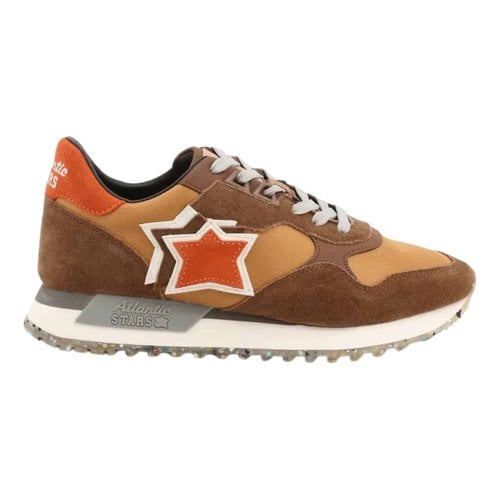 Pre-owned Atlantic Stars Leather Low Trainers In Multicolour