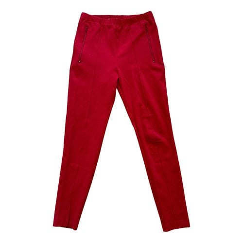 Pre-owned Balenciaga Leggings In Red