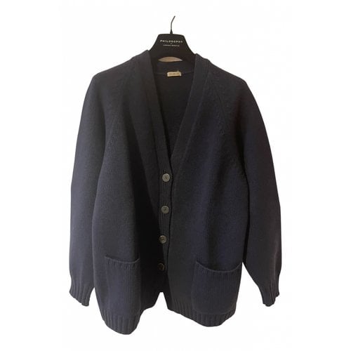 Pre-owned Malo Cashmere Cardigan In Blue