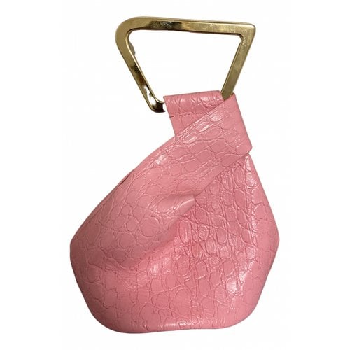 Pre-owned Cult Leather Mini Bag In Pink