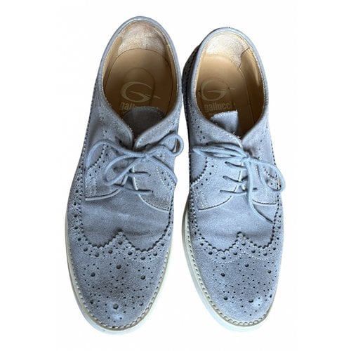 Pre-owned Gallucci Lace Ups In Grey