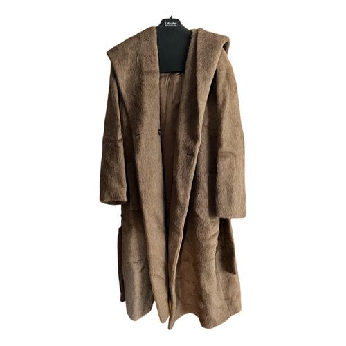Pre-owned Max Mara Cashmere Coat In Brown