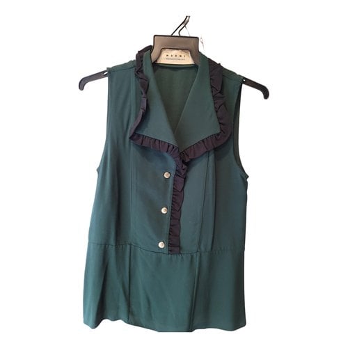 Pre-owned Marni Blouse In Green