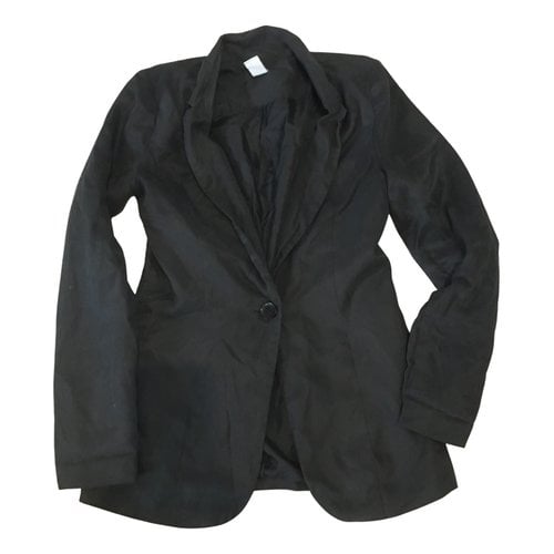 Pre-owned Vila Suit Jacket In Black