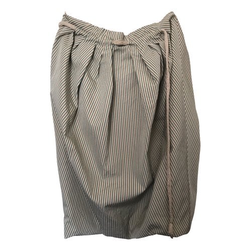 Pre-owned Marni Maxi Skirt In Green