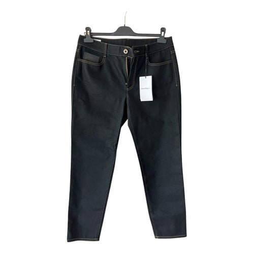 Pre-owned Ferragamo Jeans In Blue