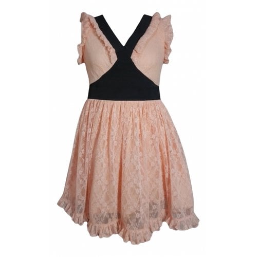 Pre-owned Manoush Mini Dress In Pink