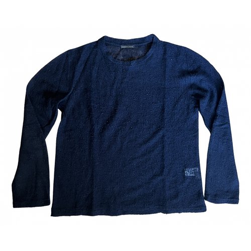 Pre-owned Faliero Sarti Cashmere Jumper In Navy