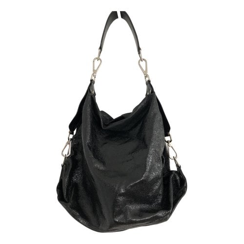 Pre-owned Free Lance Patent Leather Handbag In Black