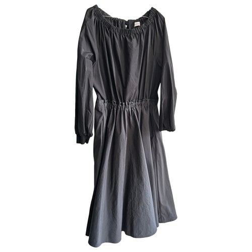 Pre-owned Moncler Mid-length Dress In Anthracite
