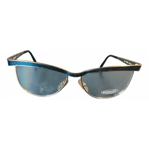 Pre-owned Missoni Sunglasses In Green