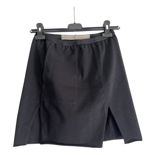 Pre-owned Rick Owens Mini Skirt In Black