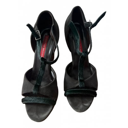 Pre-owned Roberto Musso Sandals In Anthracite