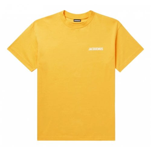 Pre-owned Jacquemus T-shirt In Yellow
