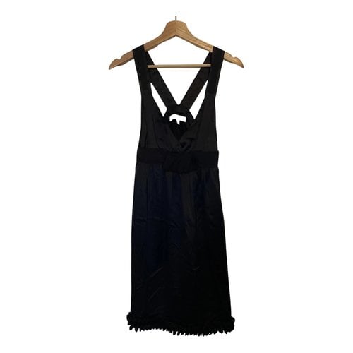 Pre-owned See By Chloé Silk Mid-length Dress In Black
