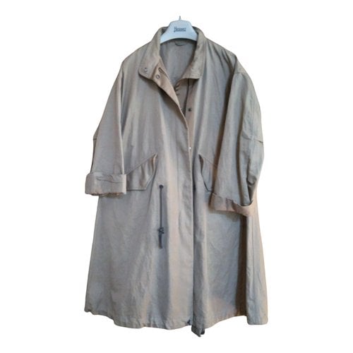 Pre-owned Brunello Cucinelli Trench Coat In Beige