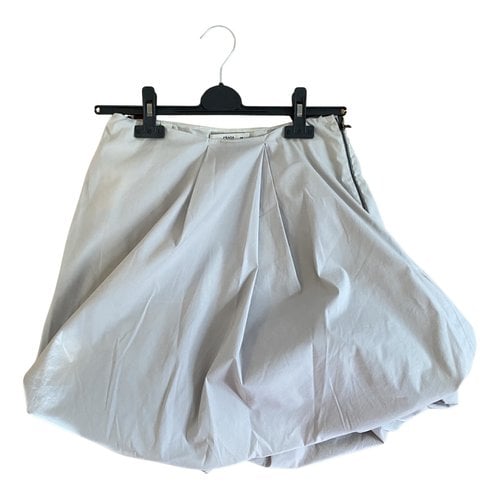 Pre-owned Prada Mid-length Skirt In Grey