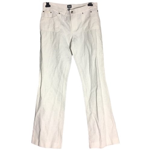 Pre-owned D&g Jeans In White