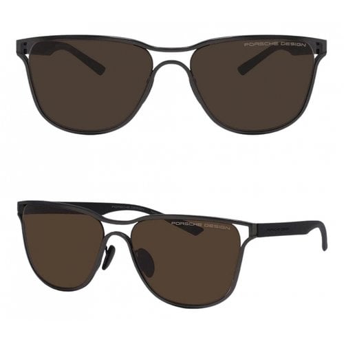 Pre-owned Porsche Design Sunglasses In Brown