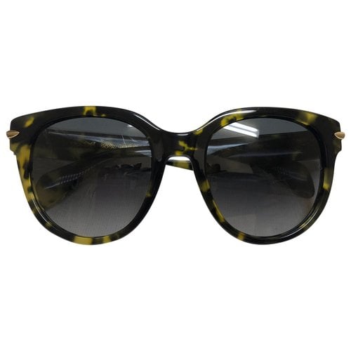 Pre-owned Rag & Bone Oversized Sunglasses In Black