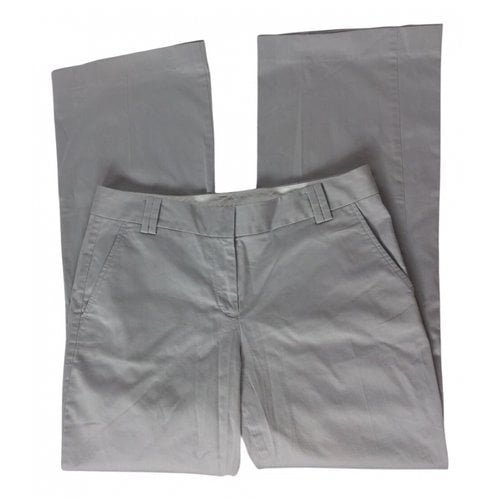 Pre-owned Ann Taylor Straight Pants In Grey