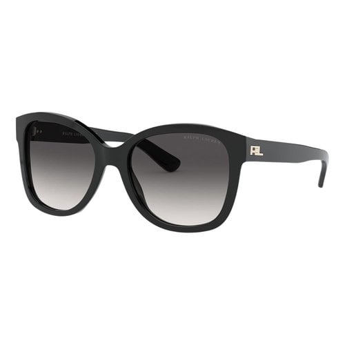 Pre-owned Ralph Lauren Aviator Sunglasses In Black