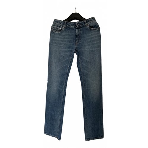 Pre-owned Prada Slim Jeans In Blue