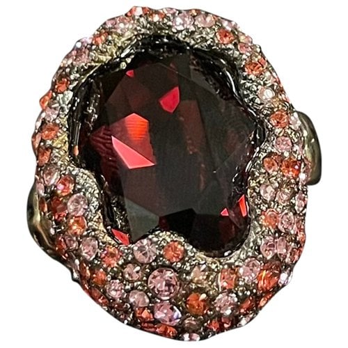 Pre-owned Roberto Cavalli Jewellery In Red