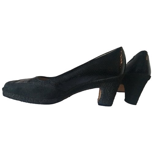 Pre-owned Ted Lapidus Leather Heels In Black
