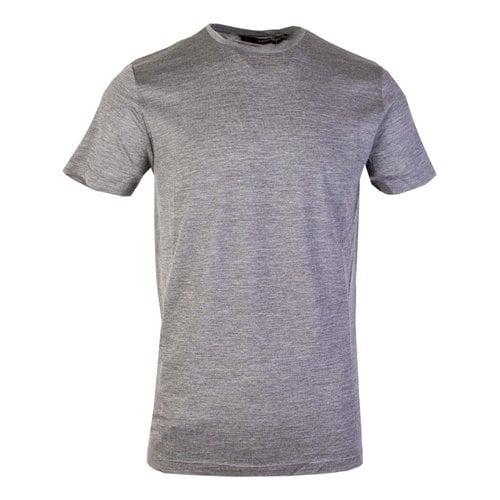 Pre-owned Lardini Linen T-shirt In Grey