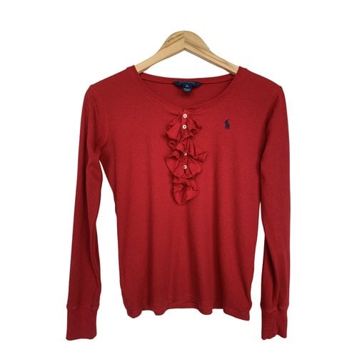 Pre-owned Ralph Lauren Blouse In Red