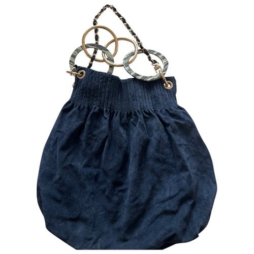 Pre-owned Almala Leather Handbag In Blue
