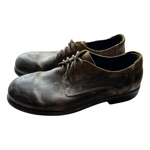 Pre-owned Oxs Lace Ups In Brown