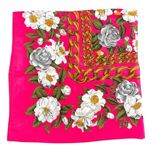 Pre-owned Chanel Silk Scarf In Pink
