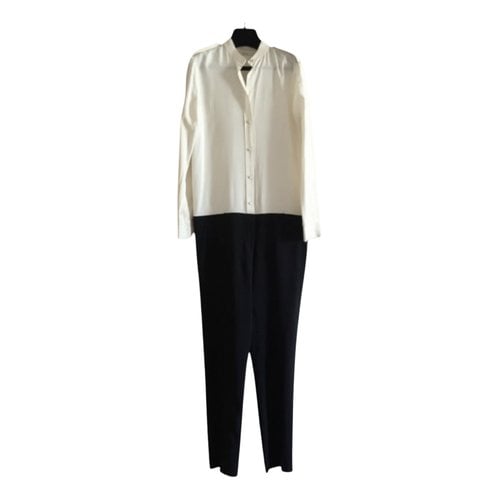 Pre-owned Celine Jumpsuit In White