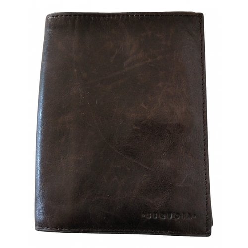 Pre-owned Sequoia Leather Wallet In Brown