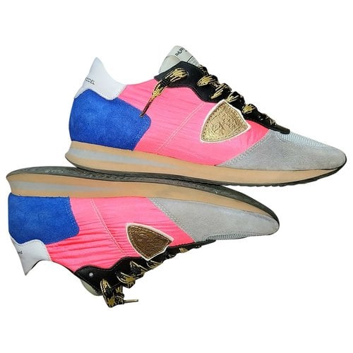 Pre-owned Philippe Model Trainers In Pink
