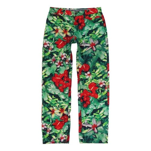 Pre-owned D&g Trousers In Multicolour