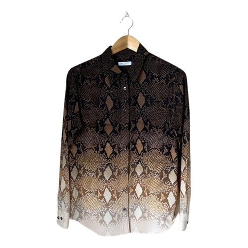 Pre-owned Equipment Silk Shirt In Brown