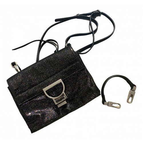 Pre-owned Coccinelle Leather Crossbody Bag In Black