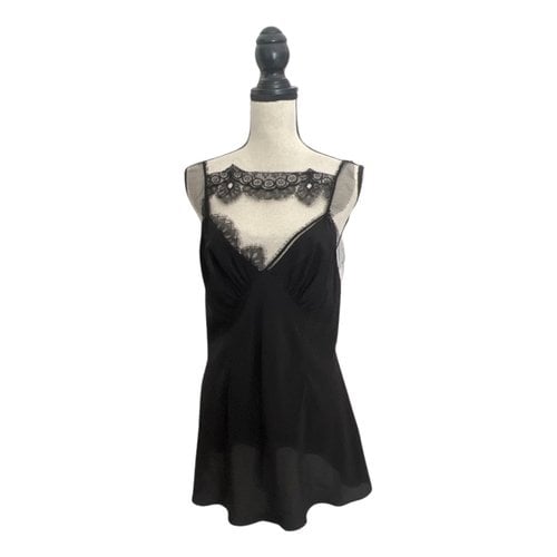 Pre-owned Victoria Beckham Silk Top In Black