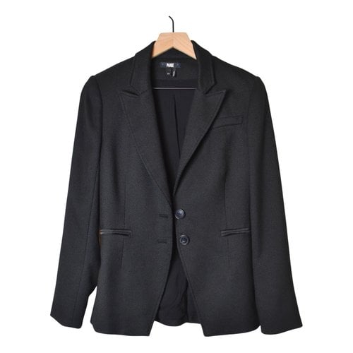 Pre-owned Paige Blazer In Black