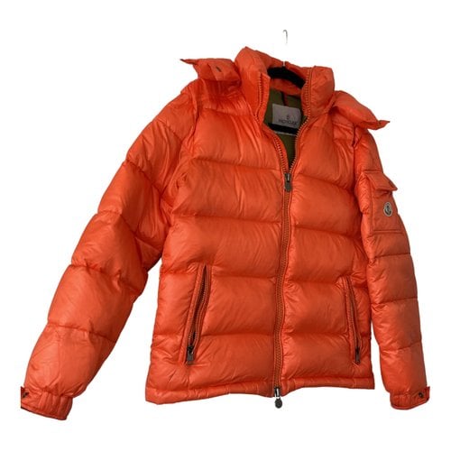 Pre-owned Moncler Hood Jacket In Orange