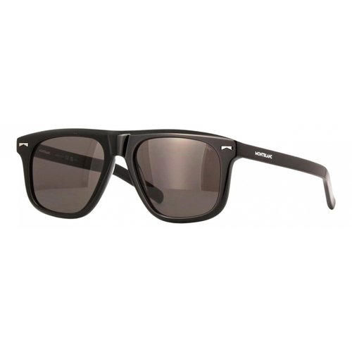 Pre-owned Montblanc Aviator Sunglasses In Black