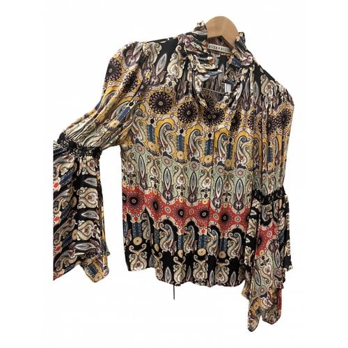 Pre-owned Alice And Olivia Blouse In Multicolour