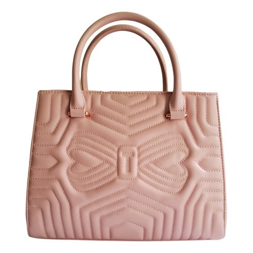Pre-owned Ted Baker Leather Satchel In Pink