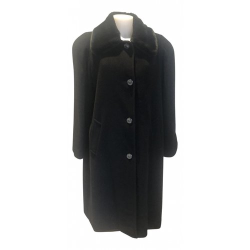 Pre-owned Olivieri Wool Coat In Black