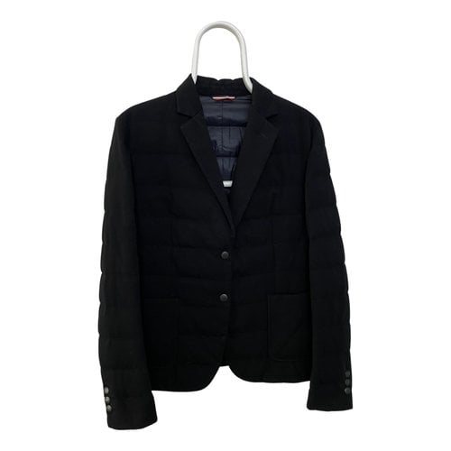 Pre-owned Moncler Classic Wool Jacket In Black